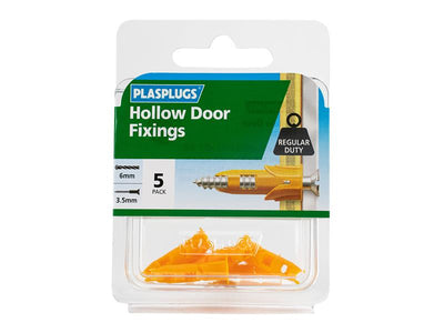 Plasplugs DR 106 Hollow Door Fixings (5) – – Now available at MTN Shop UK.