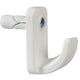 Plasplugs  White Single Hollow Door Hook Pack of 1