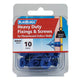 Plasplugs  HWHS010 Heavy-Duty Plasterboard Fixings & Screws Pack of 10