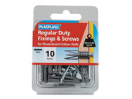 Plasplugs Regular-Duty Fixings & Screws Pack of 10 – – Now available at MTN Shop UK.