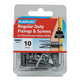 Plasplugs  Regular-Duty Fixings & Screws Pack of 10