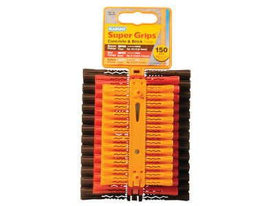 Plasplugs SAP 505 Solid Wall Super Grips™ Fixings Assorted (150) – – Now available at MTN Shop UK.