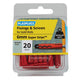 Plasplugs  Solid Wall Super Grips™ Fixings Red & Screws Pack of 20