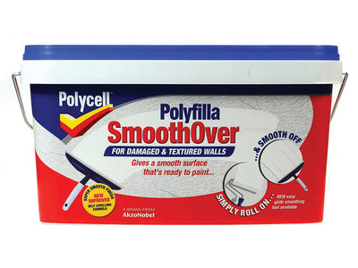 Polycell SmoothOver Damaged / Textured Walls 5 litre – – Now available at MTN Shop UK.