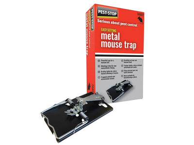 Pest-Stop (Pelsis Group) Easy Setting Metal Mouse Trap – – Now available at MTN Shop UK.