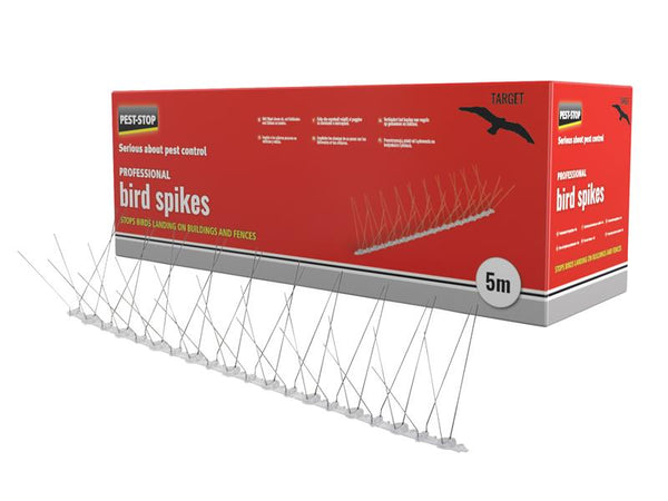 Pest-Stop (Pelsis Group) Professional Bird Spikes 50cm Metal Strips (Pack 10) – – Now available at MTN Shop UK.