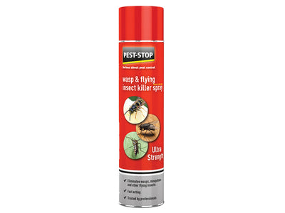 Pest-Stop (Pelsis Group) Wasp & Flying Insect Killer Spray 300ml – – Now available at MTN Shop UK.