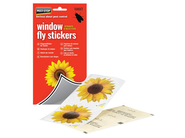 Pest-Stop (Pelsis Group) Window Fly Stickers (Pack 4) – – Now available at MTN Shop UK.