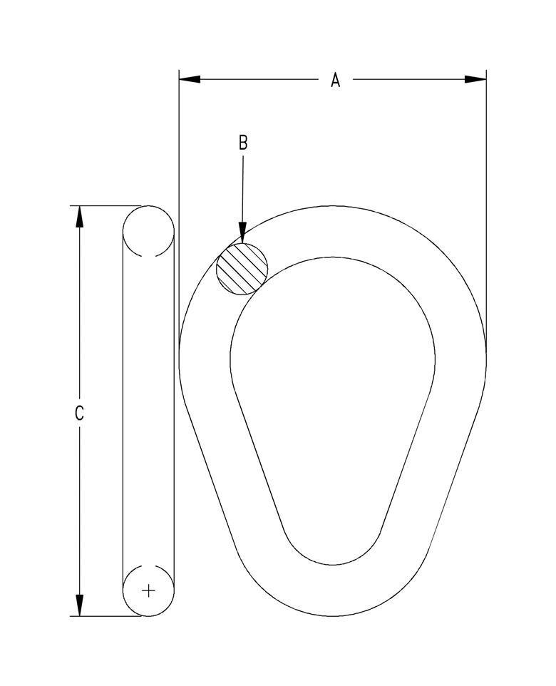 CM Pear Link – CM Pear Links in 5/8", 3/4", 1" sizes for sale. Design factor of 6:1, for use with chain hoists and chain slings. Best pear links for material handling & rigging. – Now available at MTN Shop UK. - imagen 4