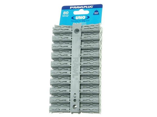 Rawlplug Grey UNO® Plugs 10 x 36mm (Card 80) – – Now available at MTN Shop UK.