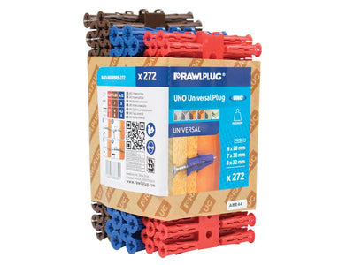 Rawlplug Mixed UNO® Plugs (Pack 272) – – Now available at MTN Shop UK.