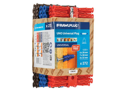 Rawlplug Mixed UNO® Plugs (Pack 272) + Drill Bit – – Now available at MTN Shop UK.