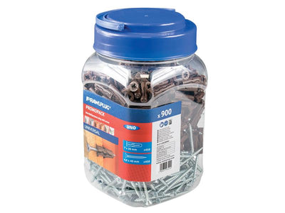 Rawlplug Brown UNO® Plugs & Screws in Jar (450 Plugs + 450 Screws) – – Now available at MTN Shop UK.