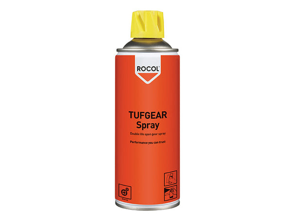 ROCOL TUFGEAR Open Gear Lubricant Spray 400ml – – Now available at MTN Shop UK.