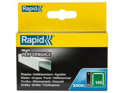 Rapid 140/6 6mm Galvanised Staples (Box 2000) – – Now available at MTN Shop UK.