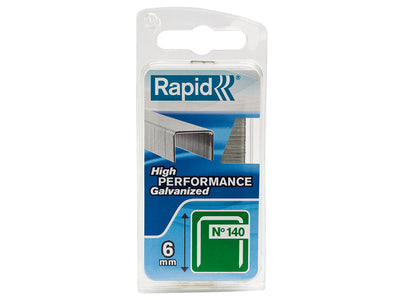 Rapid 140/6NB 6mm Galvanised Staples (Narrow Box 970) – – Now available at MTN Shop UK.