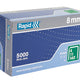 Rapid  140/8 8mm Galvanised Staples (Box 5000)