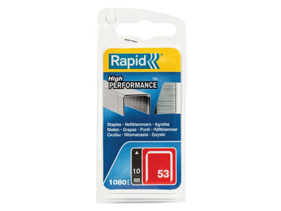 Rapid 53/10B 10mm Galvanised Staples (Pack 1080) – – Now available at MTN Shop UK.