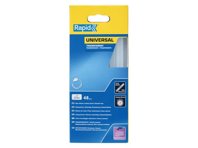 Rapid Universal Glue Sticks, Transparent 12 x 190mm (Pack 48) – – Now available at MTN Shop UK.