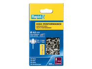 Rapid High Performance Rivets 4 x 10mm (Box 500) – – Now available at MTN Shop UK.