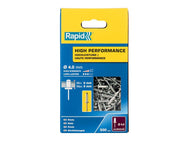 Rapid High Performance Rivets 4 x 12mm (Box 500) – – Now available at MTN Shop UK.