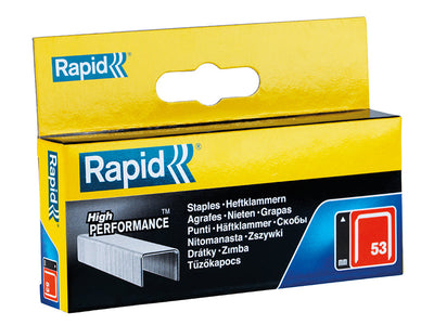 Rapid 53/10B 10mm Galvanised Staples (Box 2500) – – Now available at MTN Shop UK.