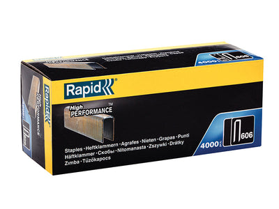Rapid 606/18B4 18mm Staples (Narrow Box 4000) – – Now available at MTN Shop UK.