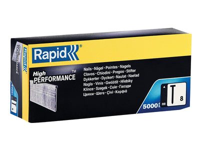 Rapid No.8 Brad Nails 18Ga 40mm (Box 5000) – – Now available at MTN Shop UK.