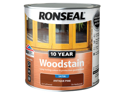 Ronseal 10 Year Woodstain Antique Pine 2.5 litre – – Now available at MTN Shop UK.