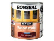 Ronseal 10 Year Woodstain Deep Mahogany 750ml – – Now available at MTN Shop UK.