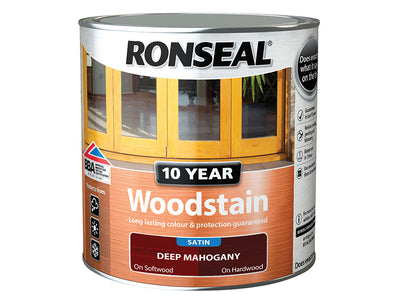 Ronseal 10 Year Woodstain Deep Mahogany 750ml – – Now available at MTN Shop UK.