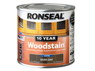 Ronseal 10 Year Woodstain Dark Oak 250ml – – Now available at MTN Shop UK.