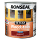 Ronseal  10 Year Woodstain Mahogany 750ml
