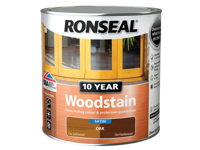 Ronseal 10 Year Woodstain Oak 2.5 litre – – Now available at MTN Shop UK.