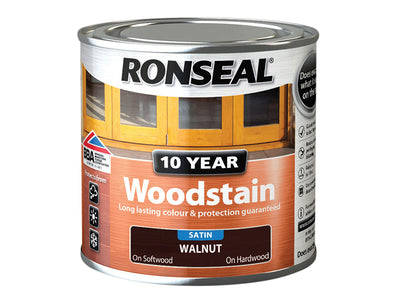 Ronseal 10 Year Woodstain Walnut 250ml – – Now available at MTN Shop UK.