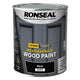 Ronseal  10 Year Weatherproof Wood Paint Black Gloss 750ml