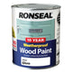 Ronseal  10 Year Weatherproof Wood Paint White Gloss 750ml