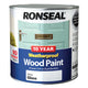 Ronseal  10 Year Weatherproof Wood Paint White Gloss 2.5 litre