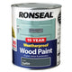 Ronseal  10 Year Weatherproof Wood Paint Grey Satin 750ml