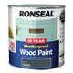 Ronseal  10 Year Weatherproof Wood Paint Grey Satin 2.5 litre