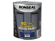 Ronseal 10 Year Weatherproof Wood Paint Royal Blue Satin 750ml – – Now available at MTN Shop UK.