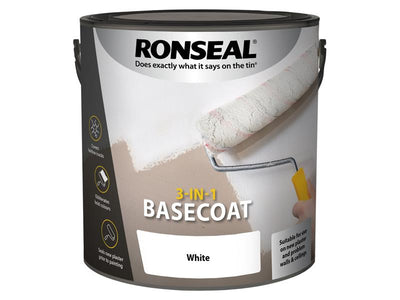 Ronseal 3-in-1 Basecoat White 2.5 litre – – Now available at MTN Shop UK.