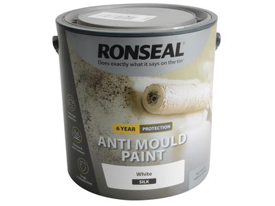 Ronseal 6 Year Anti Mould Paint White Silk 2.5 litre – – Now available at MTN Shop UK.