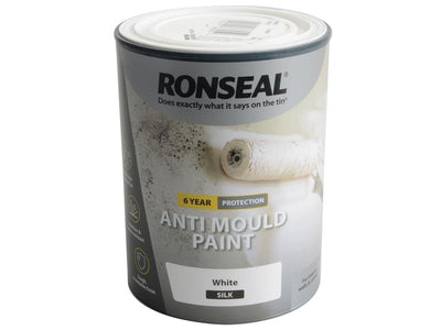 Ronseal 6 Year Anti Mould Paint White Silk 750ml – – Now available at MTN Shop UK.