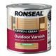 Ronseal  Crystal Clear Outdoor Varnish Matt 250ml