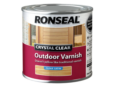 Ronseal Crystal Clear Outdoor Varnish Satin 250ml – – Now available at MTN Shop UK.