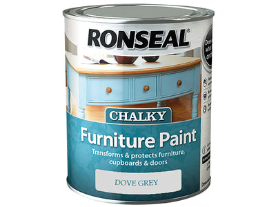 Ronseal Chalky Furniture Paint Dove Grey 750ml – – Now available at MTN Shop UK.