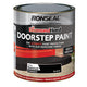 Ronseal  Diamond Hard Doorstep Paint Black 250ml