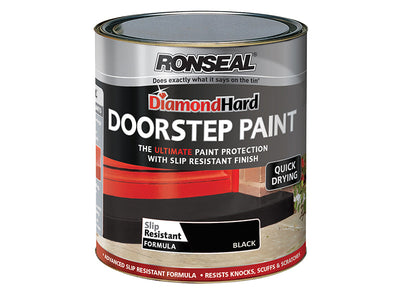Ronseal Diamond Hard Doorstep Paint Black 750ml – – Now available at MTN Shop UK.