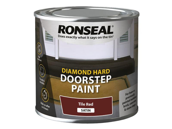 Ronseal Diamond Hard Doorstep Paint Red 250ml – – Now available at MTN Shop UK.